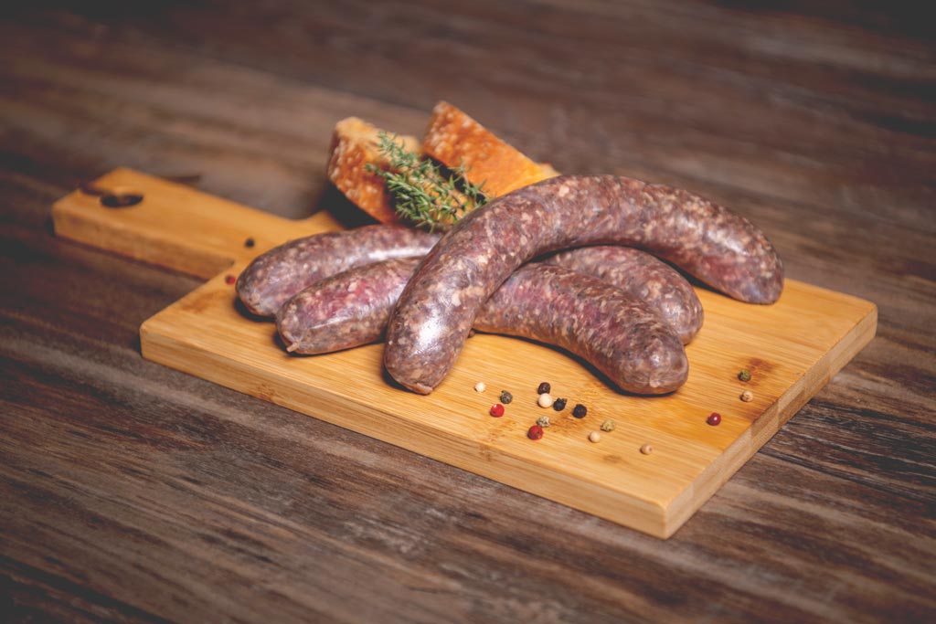 fleisch rind galloway bratwurst